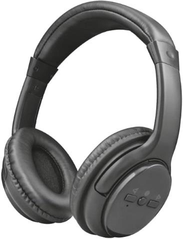 TRUST Cuffie a padiglione Trust Ziva wireless nero